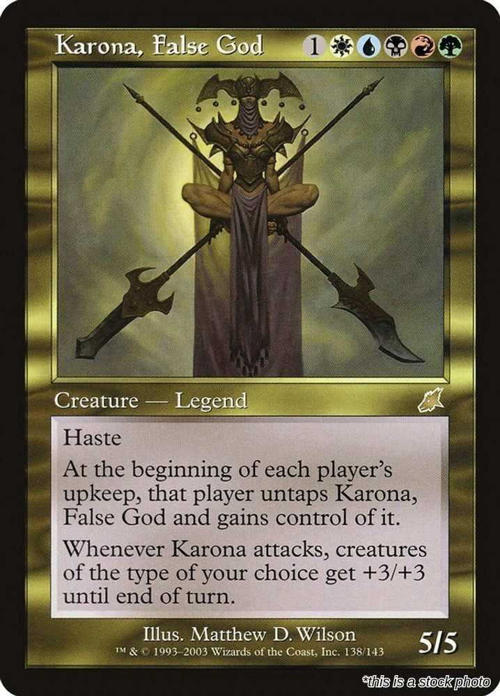Karona, False God