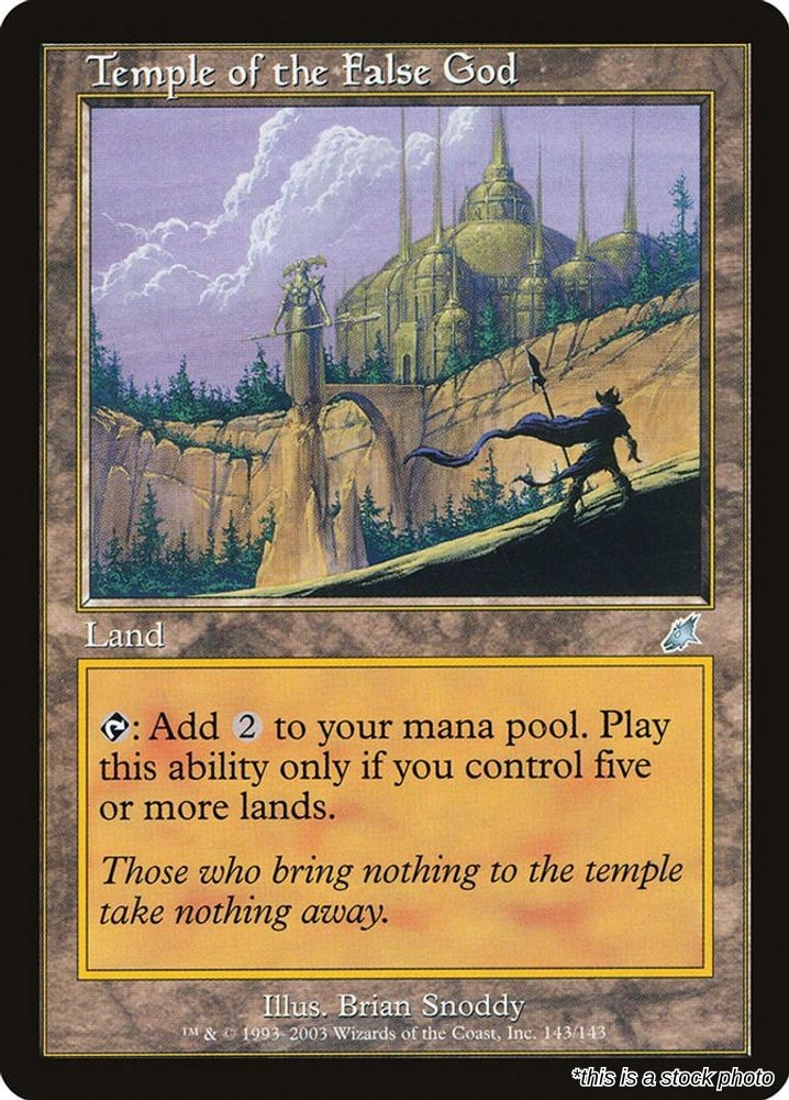 Temple of the False God