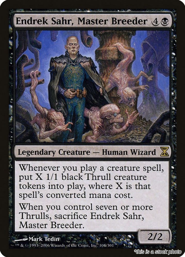 Endrek Sahr, Master Breeder