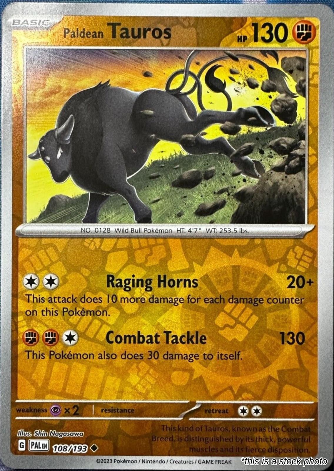 Paldean Tauros - 108/193