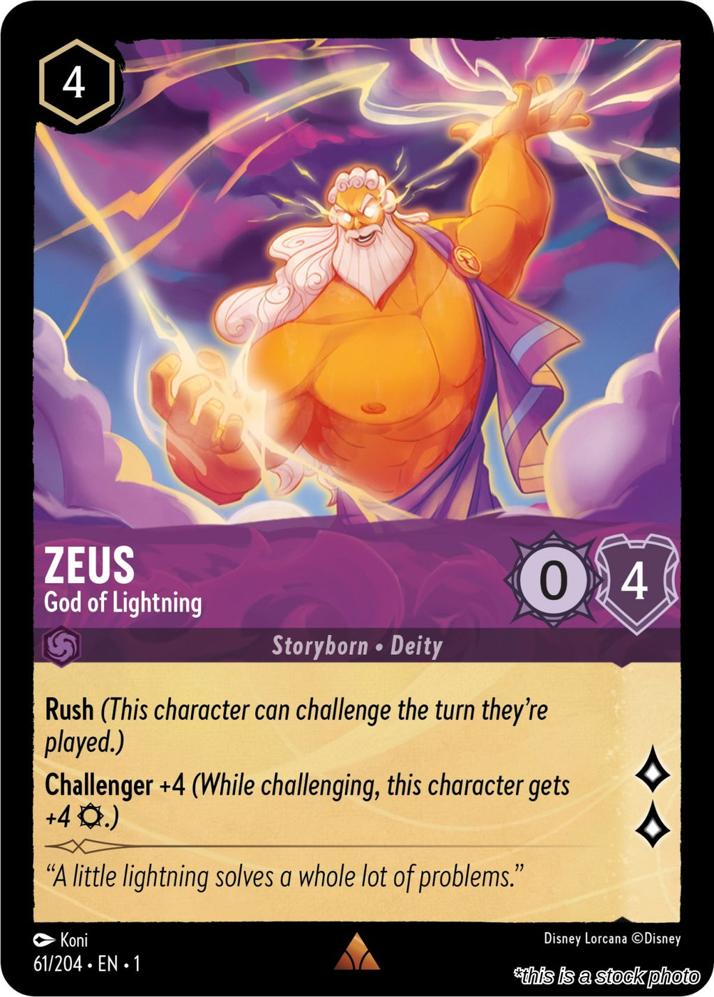 Zeus - God of Lightning