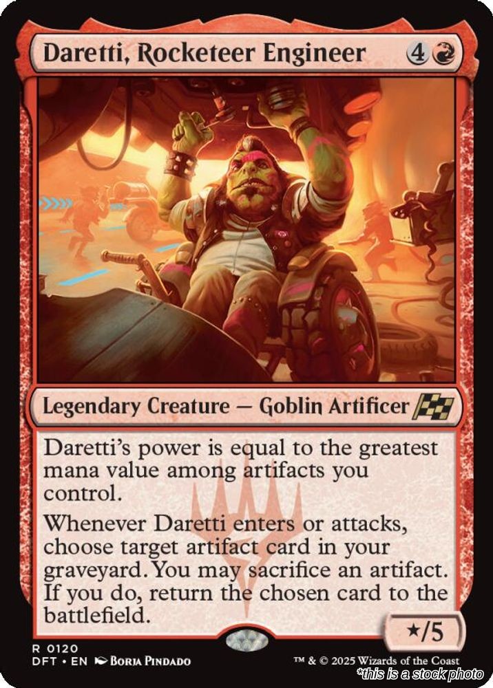 Daretti, Rocketeer Engineer
