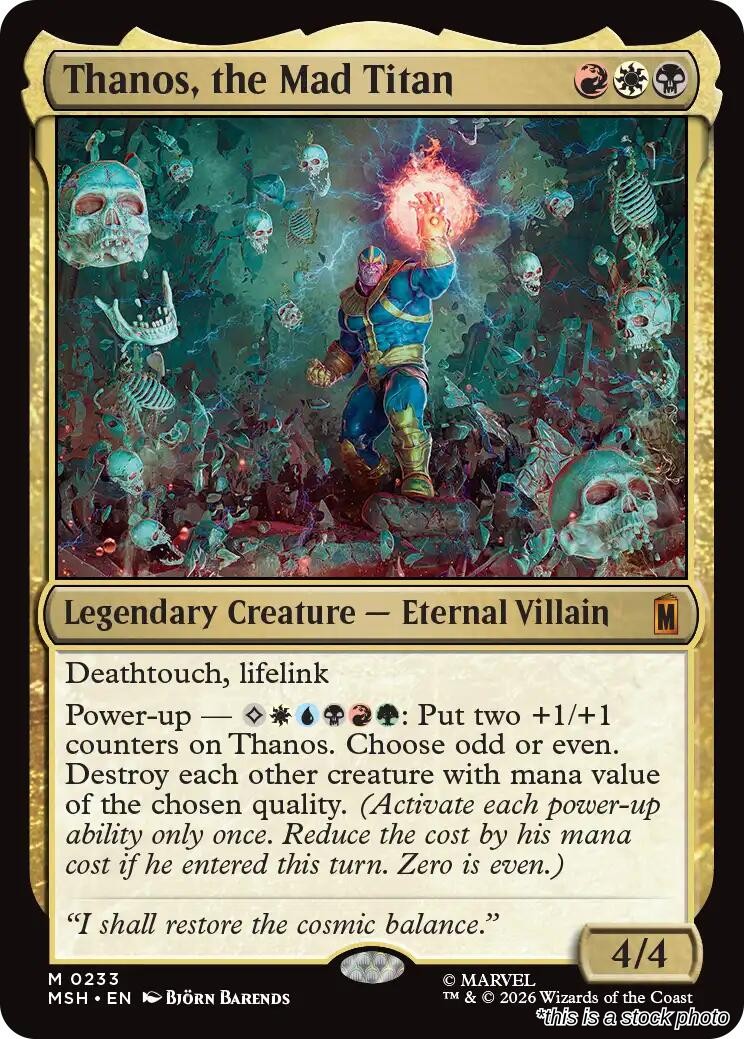 Thanos, the Mad Titan