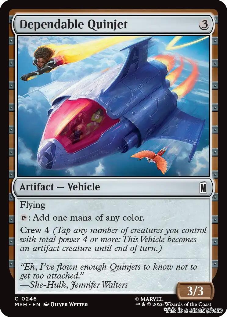 Dependable Quinjet