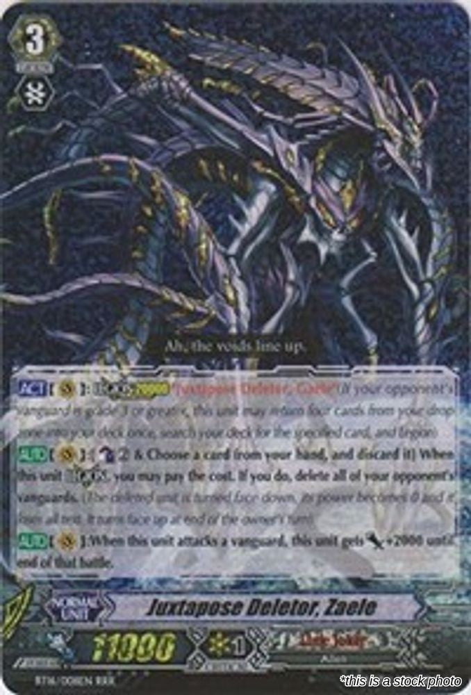 Juxtapose Deletor, Zaele